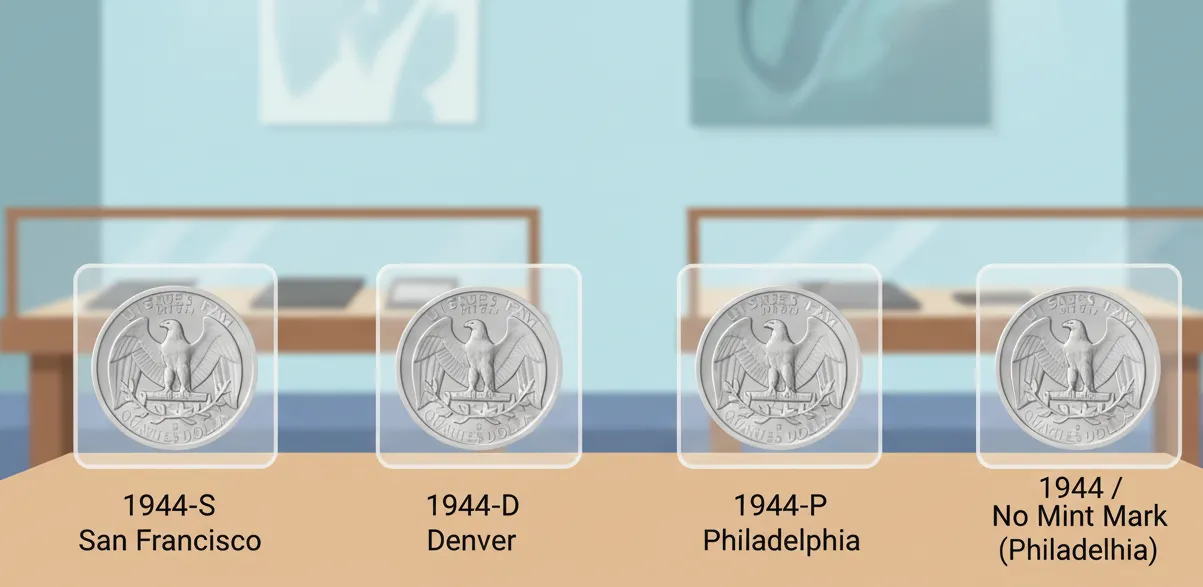 coins with different mint marks